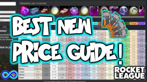 price guide rocket league.